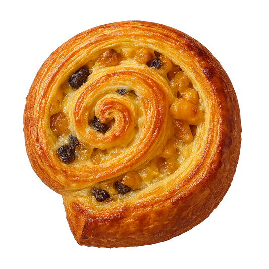 25 Pains au raisin (cru surgelé)