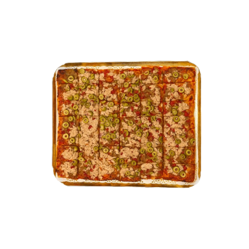 Plateau Pizza tune avec poivron et thon (35 pcs)