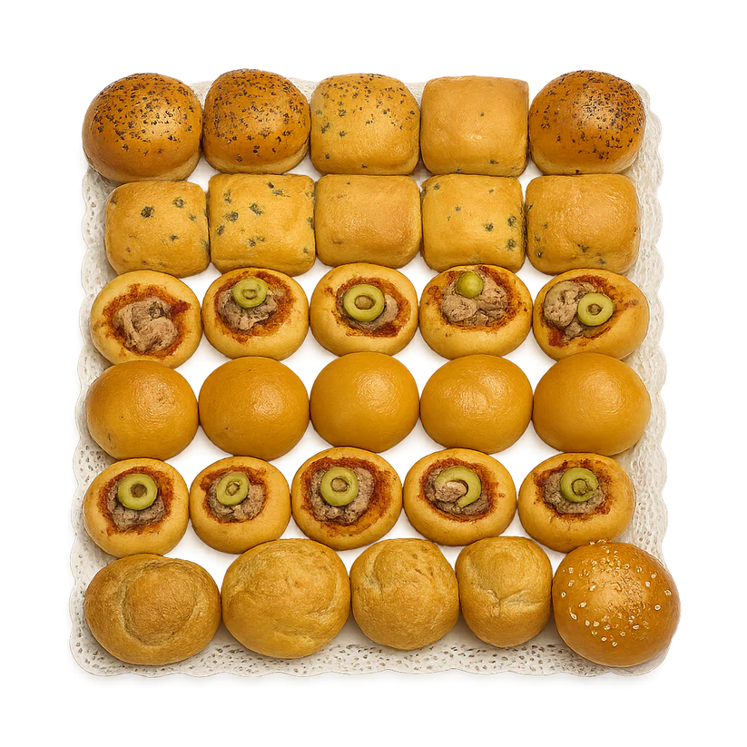 Assortiment de mini salés mix 35 pcs